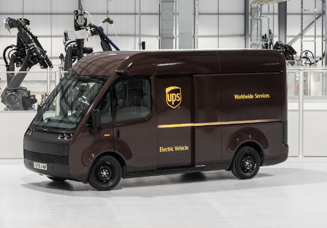 UPS has ordered Arrival electric vehicles