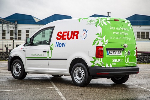 SEUR Now VW Caddy natural gas vehicle