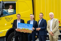 Austrian Post presents HVO-powered truck