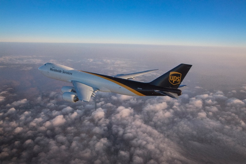 UPS guarantees deliveries by air