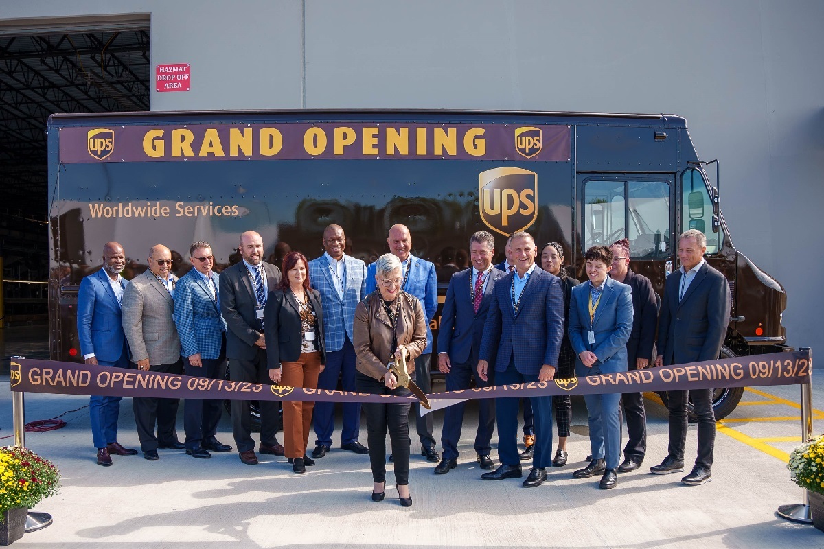 UPS CEO Carol Tomé opens the new East Region hub