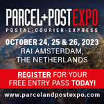 Parcel + Post Expo 2023, Amsterdam, Oct 24-26 