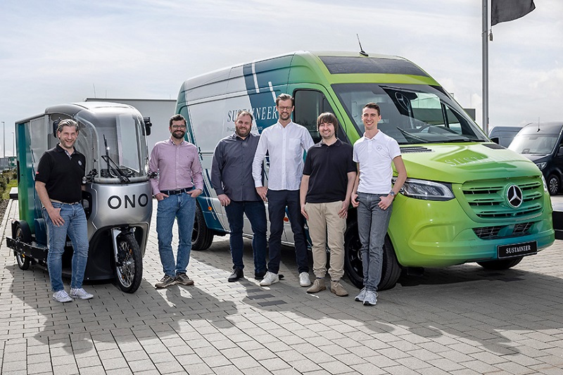 E-vans and cargo bikes partnership