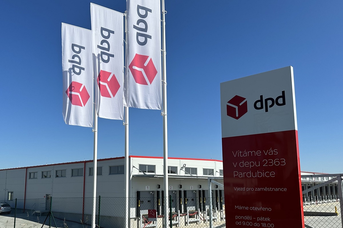 The new DPD CZ depot at Pardubice, Czech Republic 