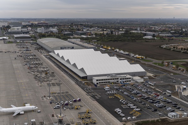 Amazon air hub at Leipzig/Halle airport