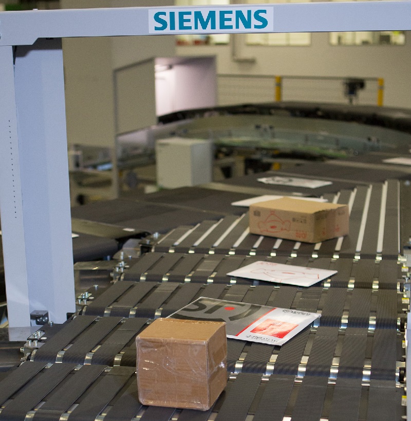 Siemens Logistics high-speed induction sorter